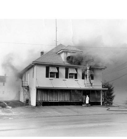 As firefighters were advancing their first lines into the building.  (Photo by John Mongillo, Jr.)